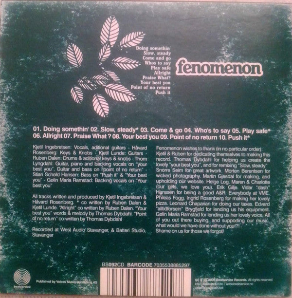 Fenomenon : In Stereo (CD, Album, Promo, Car)