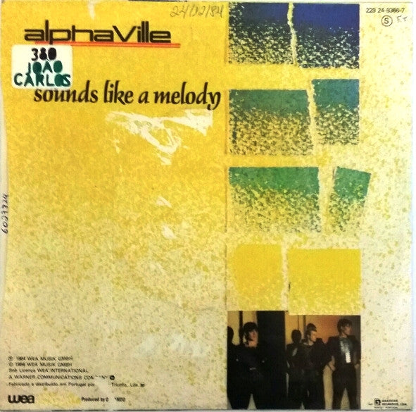 Alphaville : Sounds Like A Melody (7", Single)