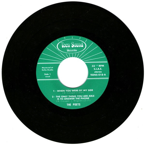 The Poets (9) : When You Were By My Side (7", EP)