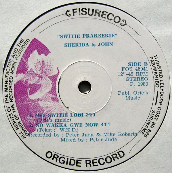 Sherida & John Herby : Switie Prakserie (12", Maxi)