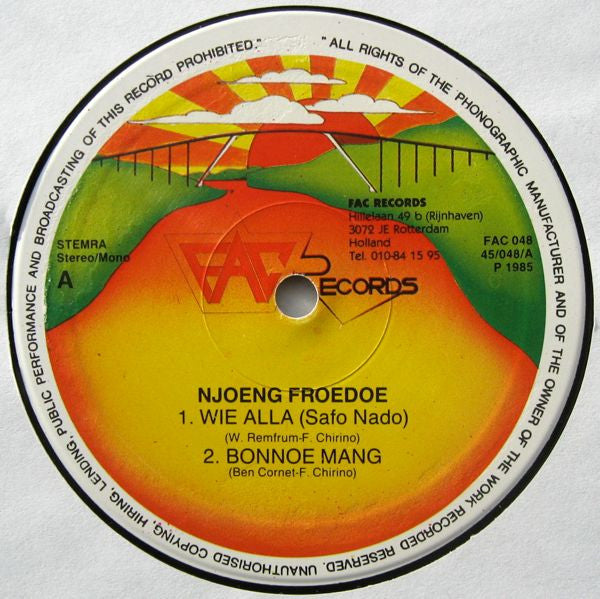 Njoeng Froedoe : Wie Alla (Safo Nando) (12")