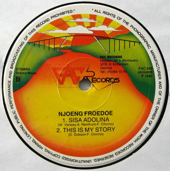 Njoeng Froedoe : Wie Alla (Safo Nando) (12")
