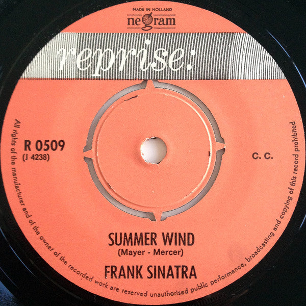 Frank Sinatra : Summer Wind (7")