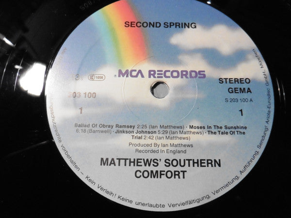 Matthews' Southern Comfort : Second Spring (LP, Album, RE)