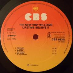 The New Tony Williams Lifetime : Believe It (LP, Album)