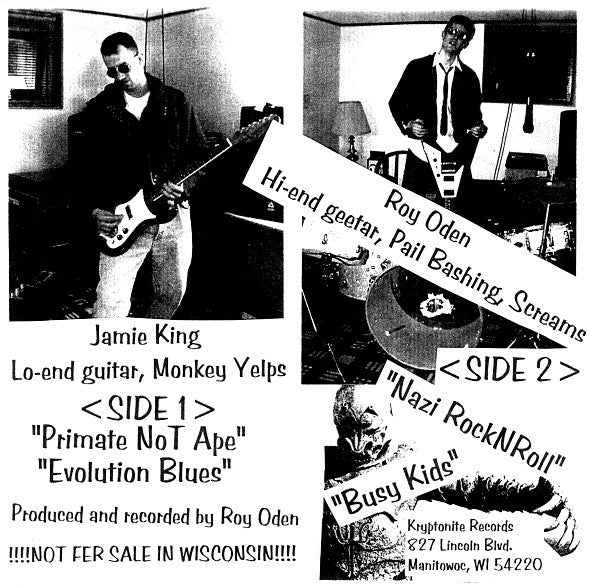 The Evolutions : Primate Not Ape (7", EP)