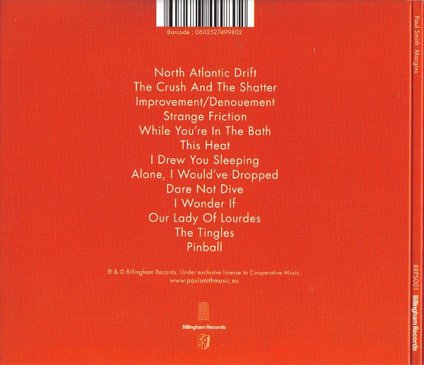 Paul Smith (6) : Margins (CD, Album)
