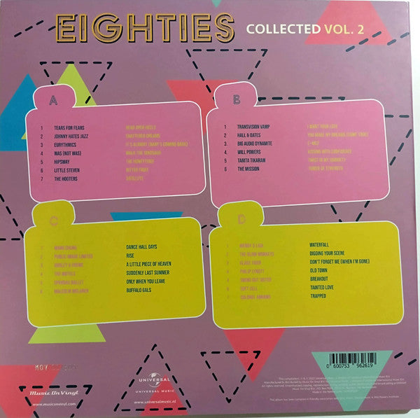 Various : Eighties Collected Vol. 2 (2xLP, Comp, Ltd, Num, Pin)