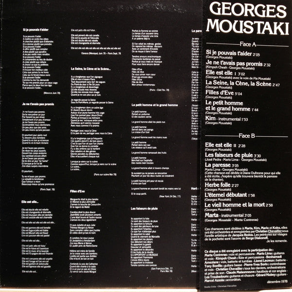 Georges Moustaki : Georges Moustaki (LP, Album, Gat)