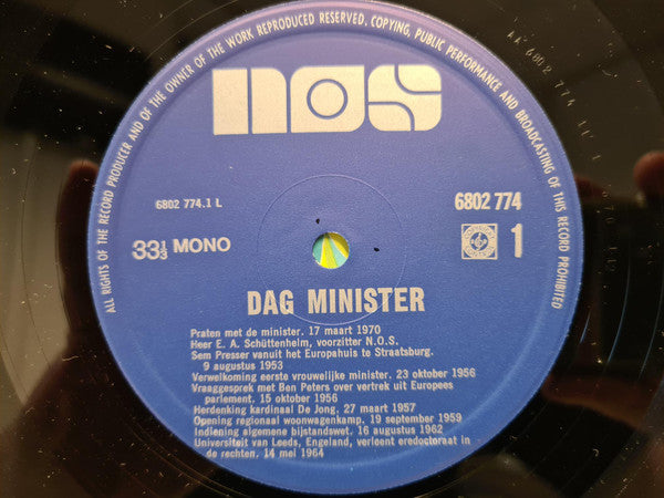 Various : Dag minister (12", Comp, Mono)