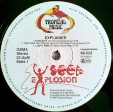 Explainer : Soca Explosion (LP, Album)