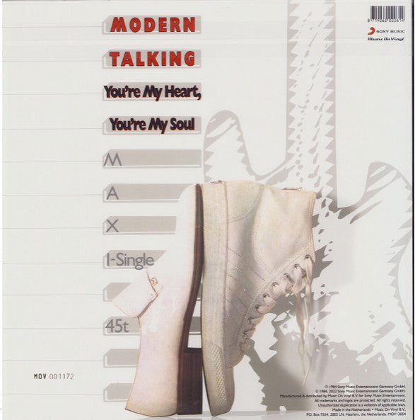 Modern Talking : You're My Heart, You're My Soul (12", Maxi, Ltd, Num, RE, 180)