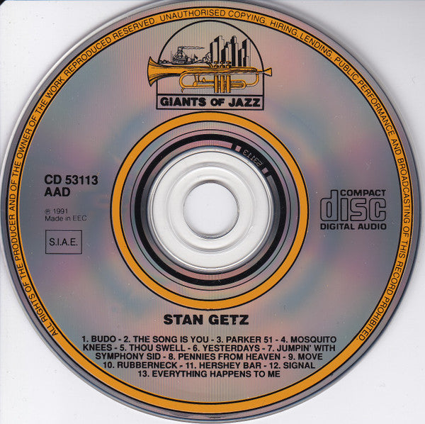 Stan Getz & Jimmy Raney : At Storyville, Boston, October 28, 1951 (CD, Comp, RE)