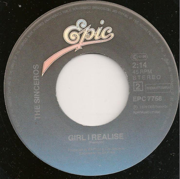 The Sinceros : Worlds Apart (7", Single)