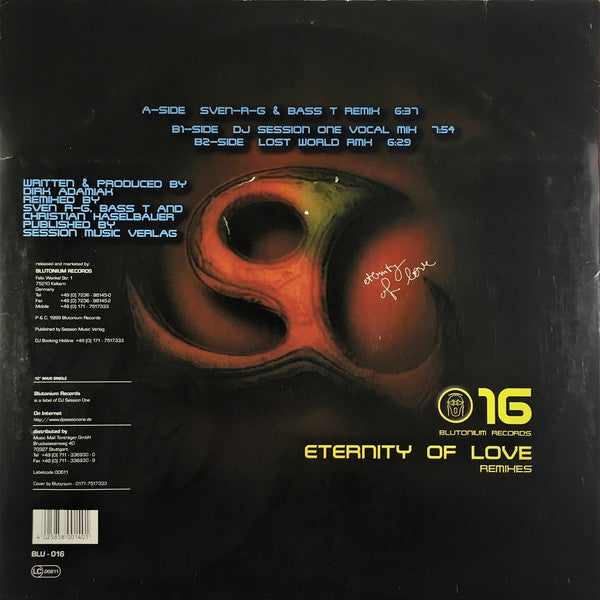 DJ Mario Laroche : Eternity Of Love (Remixes) (12")