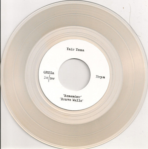 Yair Yona : Remember (7", Ltd, Cle)