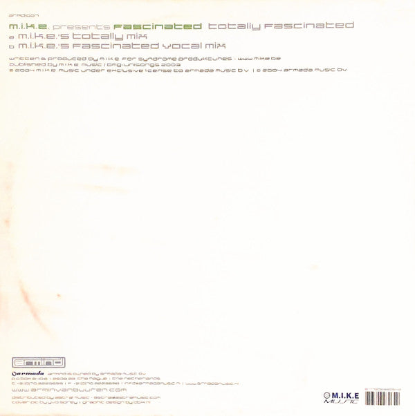 M.I.K.E. Presents Fascinated : Totally Fascinated (12")