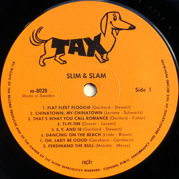 Slim And Slam* : Slim And Slam (LP, Comp)