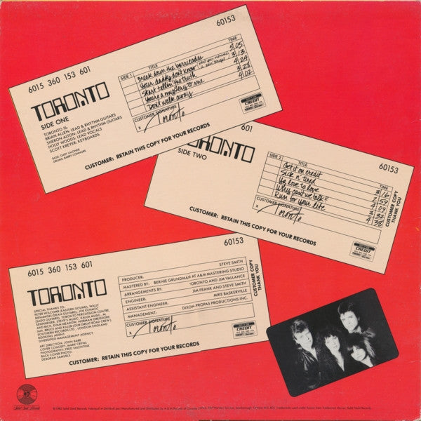 Toronto (4) : Get It On Credit (LP, Album)