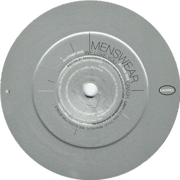 Menswear : We Love You (7", Single)