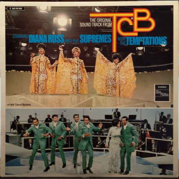 The Supremes With The Temptations : (The Original Soundtrack From) TCB (LP, Album, RE)