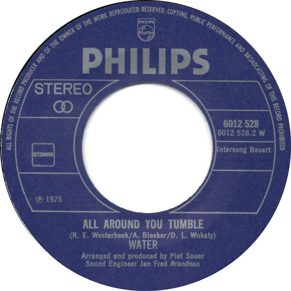 Water (4) : Holiday (Hideaway) / All Around You Tumble (7", Single)