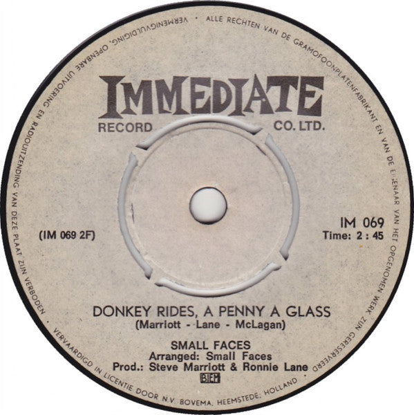 Small Faces : The Universal (7", Single)