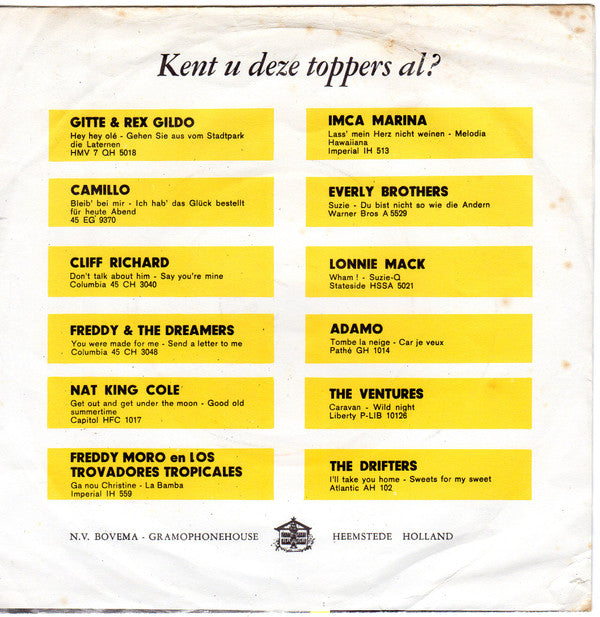 The Dave Clark Five : Bits And Pieces (7")