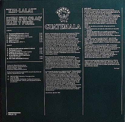 Kin-Lalat : Ixim K'in Q'aaQ' - Maiz Y Fusil (LP)