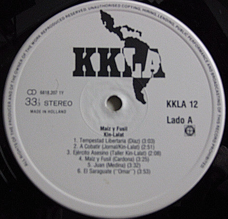 Kin-Lalat : Ixim K'in Q'aaQ' - Maiz Y Fusil (LP)