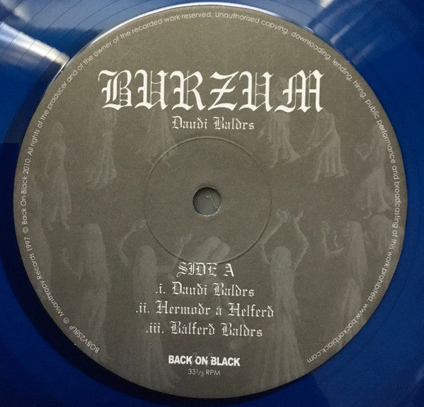 Burzum : Dauði Baldrs (LP, Album, Ltd, RE, Blu)