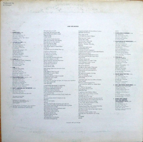 Al Kooper : I Stand Alone (LP, Album)