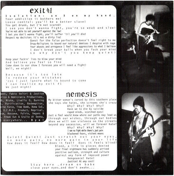 On Fall* : Exit # 1 (7", EP)