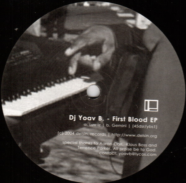 DJ Yoav B. : First Blood EP (12", EP)