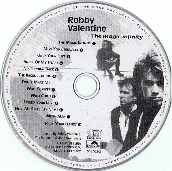 Robby Valentine : The Magic Infinity (CD, Album)
