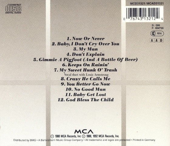 Billie Holiday : Lady Day, Volume One (CD, Comp)
