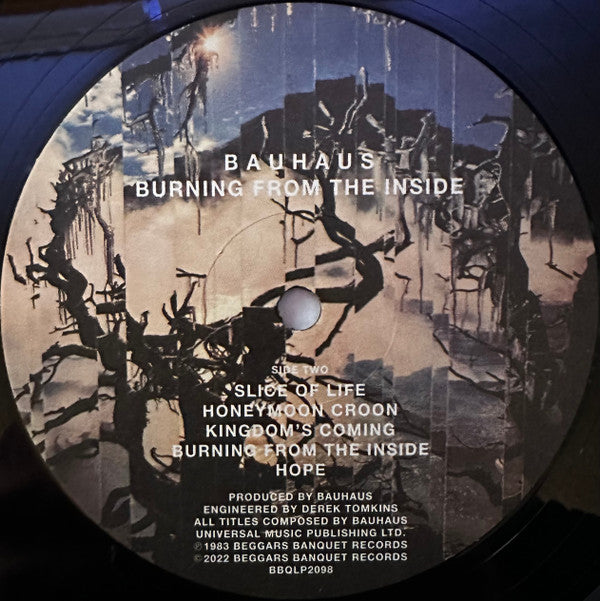 Bauhaus : Burning From The Inside (LP, Album, RE, RM)