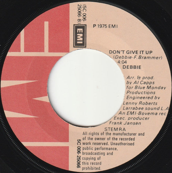 Debbie (6) : Just A Little Bit Of You (7")