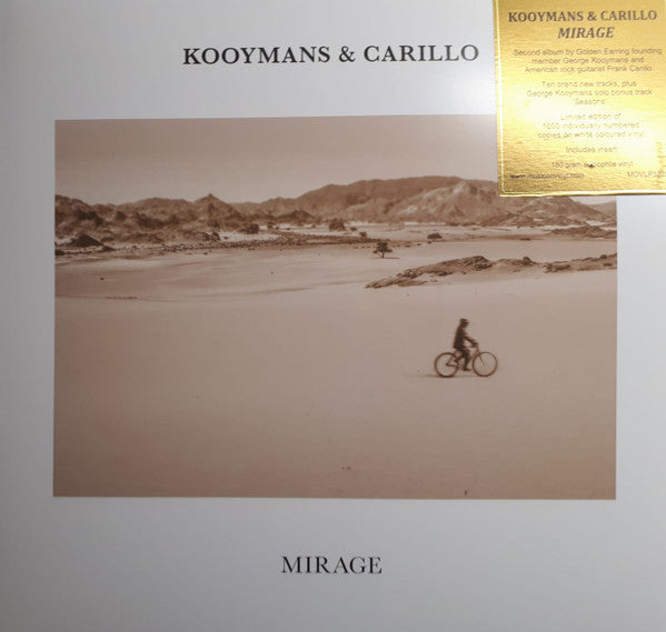 George Kooymans & Frank Carillo : Mirage (LP, Album, Whi)