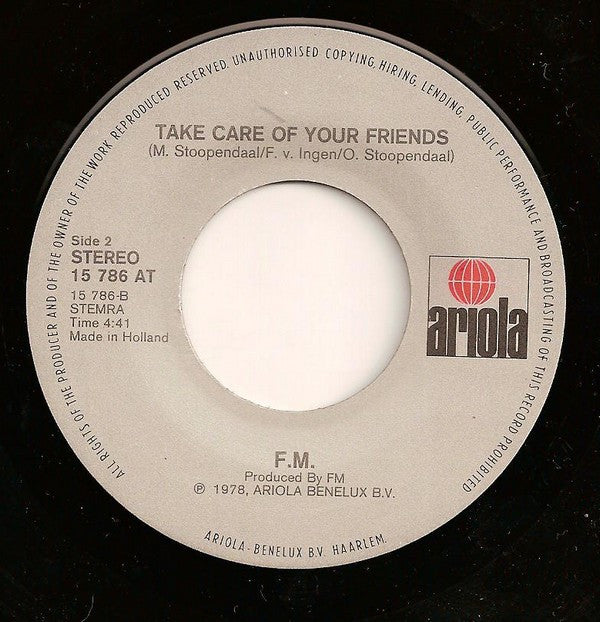 FM (10) : In The Valley Back Home (7", Single)