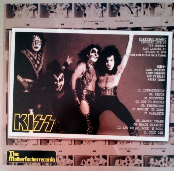 Kiss : Electric Magic (LP, Unofficial, Whi)