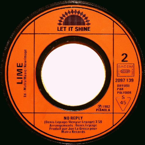 Lime (2) : Babe, We're Gonna Love Tonite (7", Single)