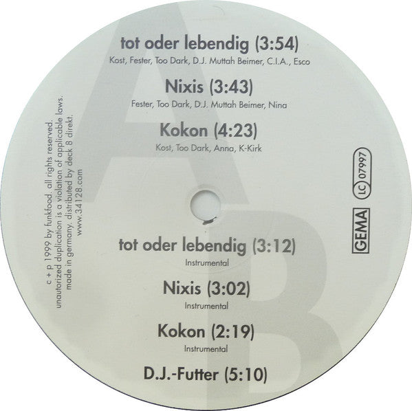 Kost (2) / Fester (7) : Split 12 (12")