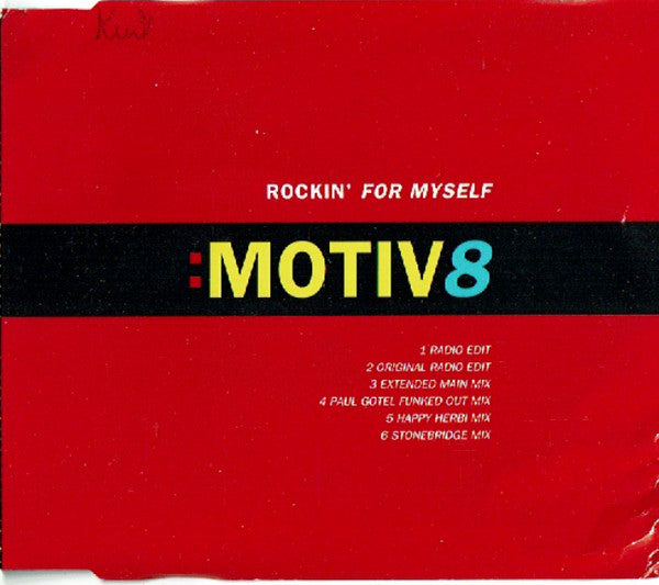 Motiv 8 : Rockin' For Myself (CD, Single)