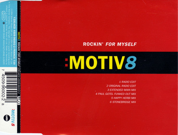 Motiv 8 : Rockin' For Myself (CD, Single)