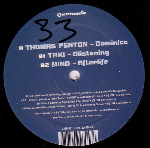 Markus Schulz : Coldharbour Sessions 2004 (Sampler 001) (12", Smplr)