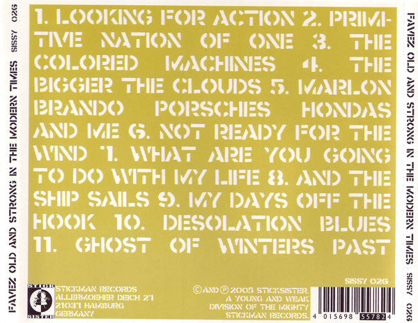 Favez : Old And Strong In The Modern Times (CD, Album)