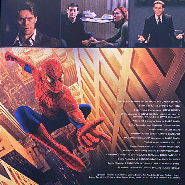 Danny Elfman : Spider-Man (Original Motion Picture Score) (LP, Ltd, Num, RE, Gol)