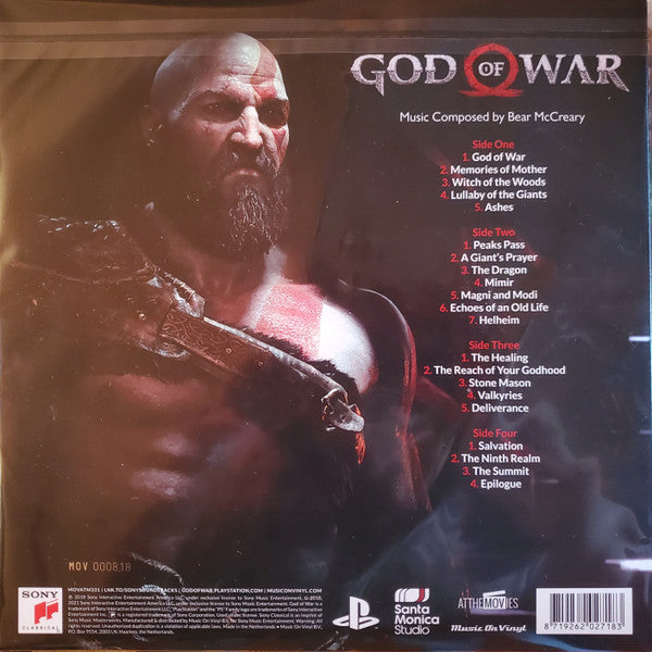 Bear McCreary : God Of War (2xLP, Album, Ltd, Num, Pur)