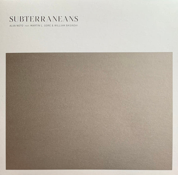 Alva Noto Feat. Martin L. Gore & William Basinski : Subterraneans (12", EP)